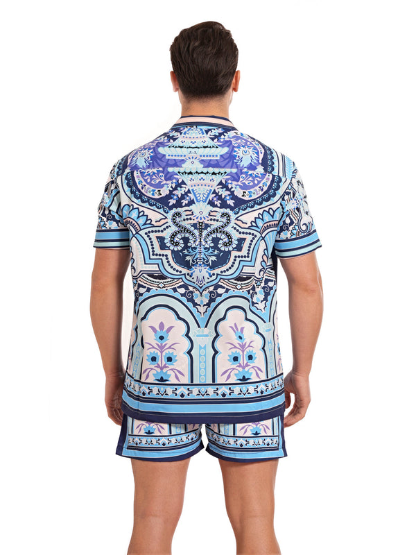 MOVE - Printed bowling shirt PRINT J