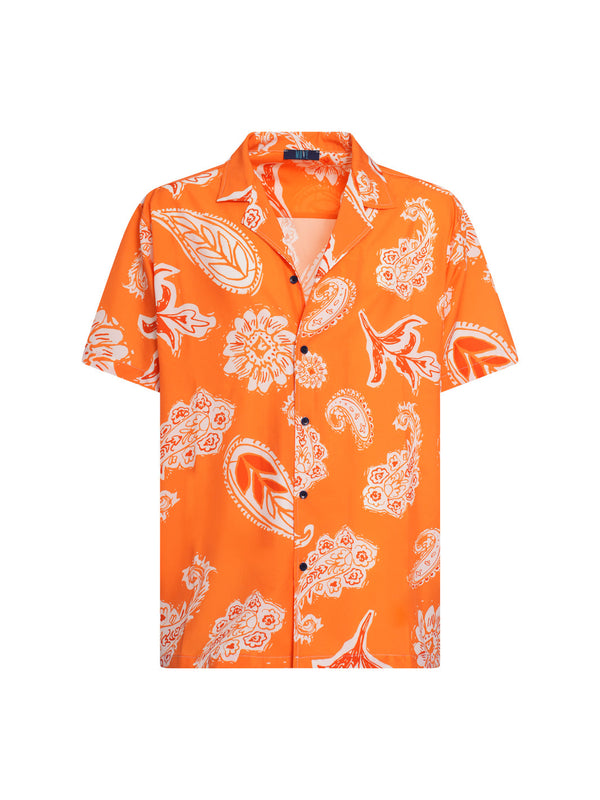 MOVE - Printed Bowling Shirt PRINT K2