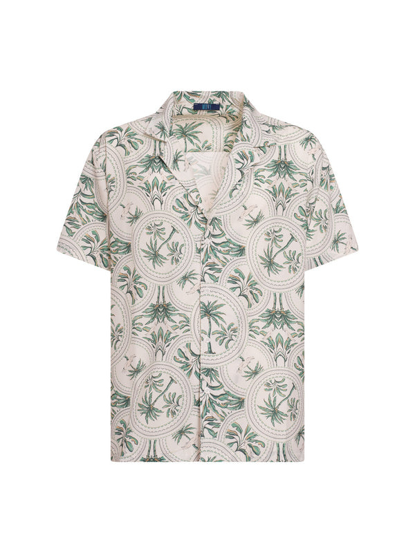 MOVE - Printed Bowling Shirt PRINT L