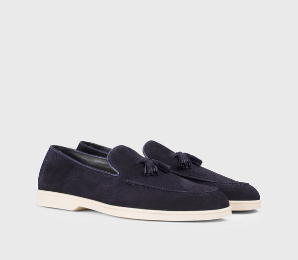 TASSEL MOC VASCHETTA (GM) VISONE BLU