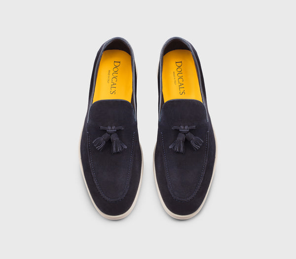 TASSEL MOC VASCHETTA (GM) VISONE BLU