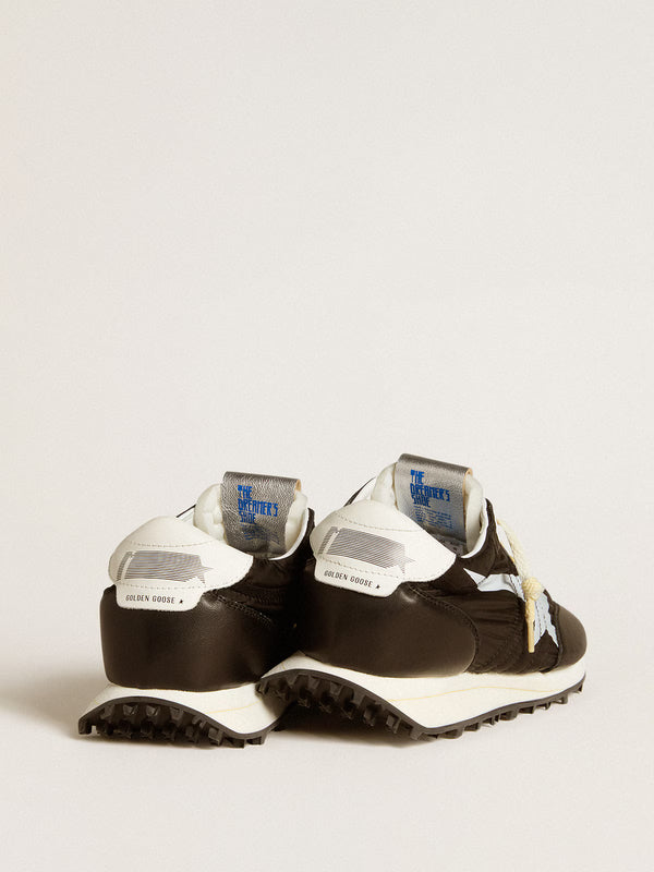 Golden Goose - Men’s Marathon with Black Nylon Upper and White Star