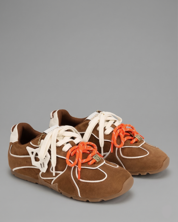 ADORED TAN/WHITE SUEDE