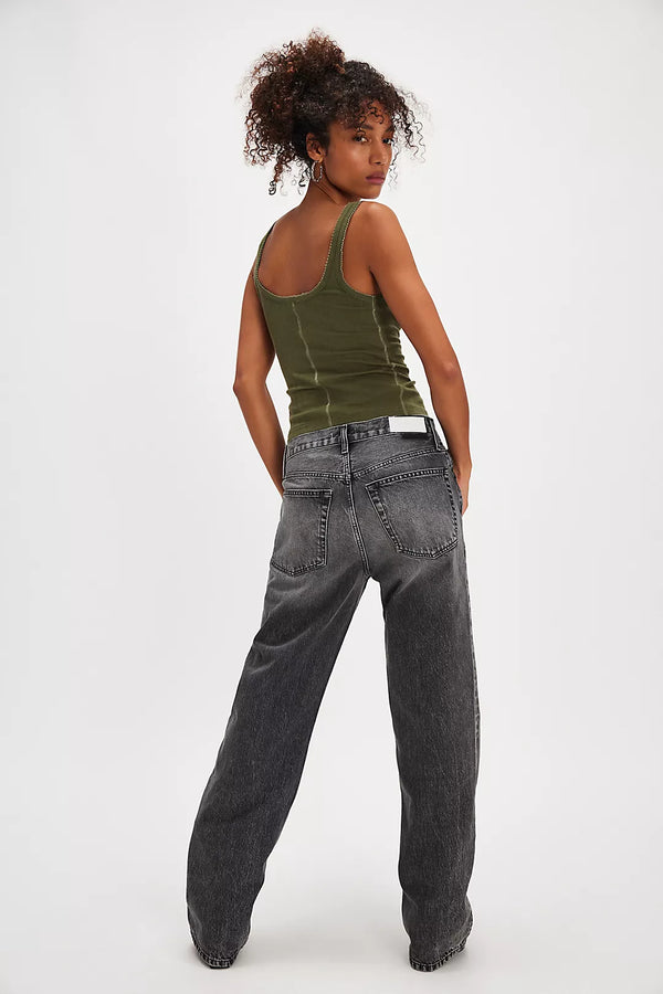 RE/DONE Loose long jeans - Smoke
