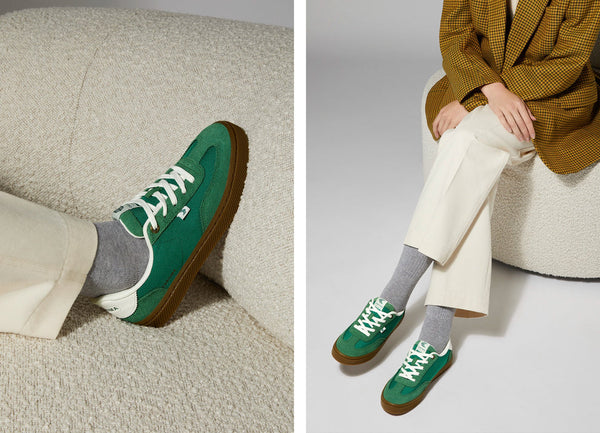 CARIUMA - TOCA Abundat Green Suede Green Nylon Sneaker