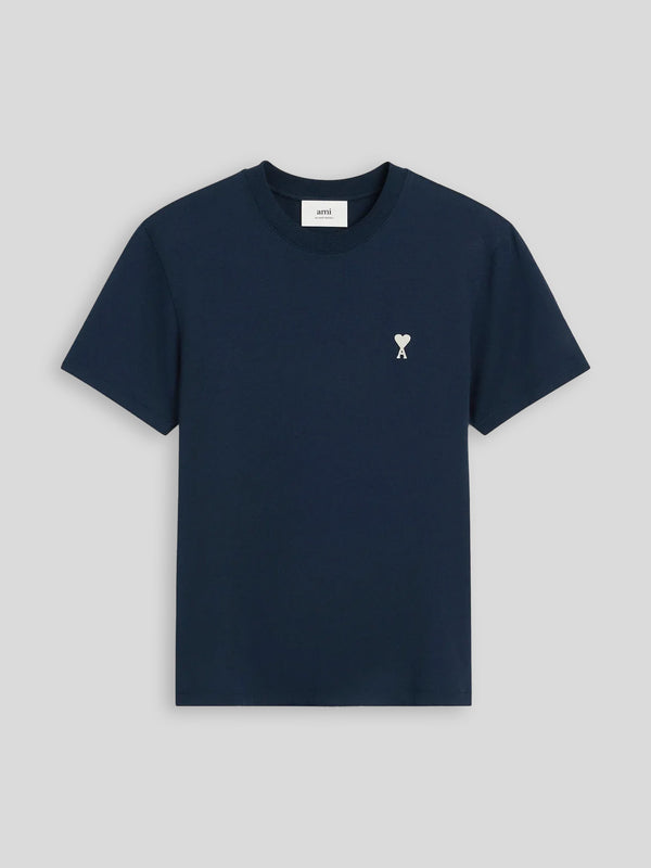 Navy Cotton Ami de Coeur T-Shirt