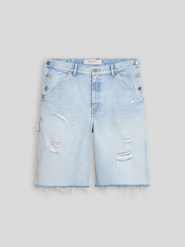 GOLDEN GOOSE SHORTS P001850 CLOUD BLUE