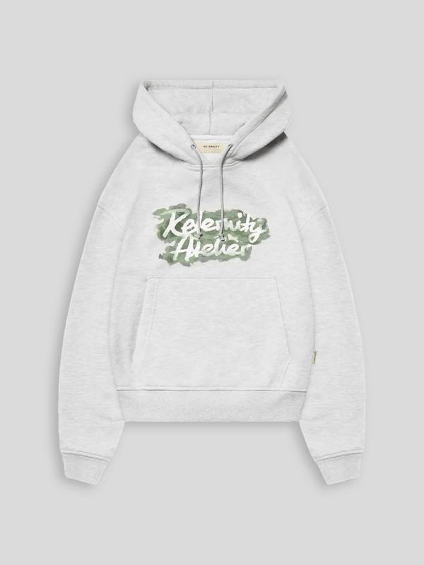 RETERNITY LE VERNES HOODIE MELANGE GREY