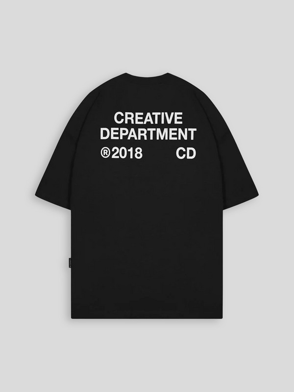 RETERNITY CREATIVE DEPT T-SHIRT BLACK
