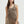 ASHER Noa Velour Short - MUSHROOM