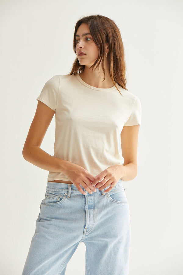 ASHER Noe Baby Tee - BONE