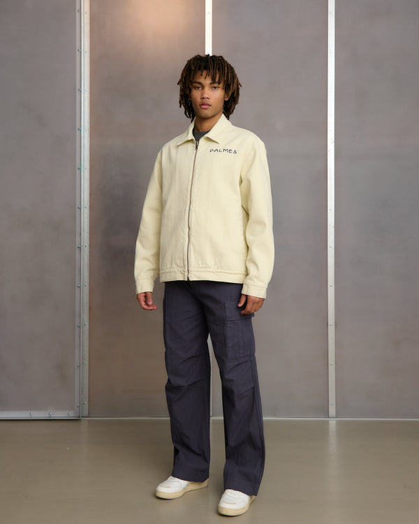 Palmes Tower Zip Jacket - Off White