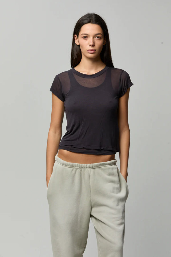 Ava Sheer Baby Tee