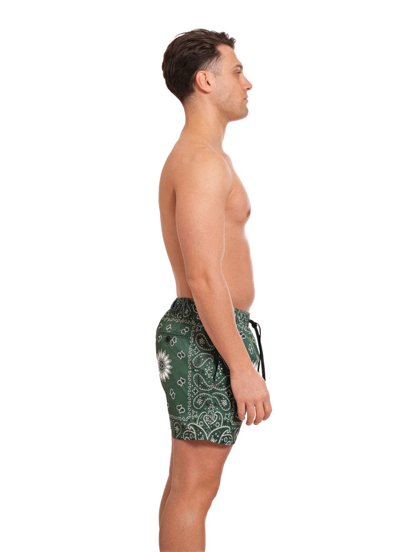 MOVE - Boxer Saint Vincent Printed GREEN BANDANA