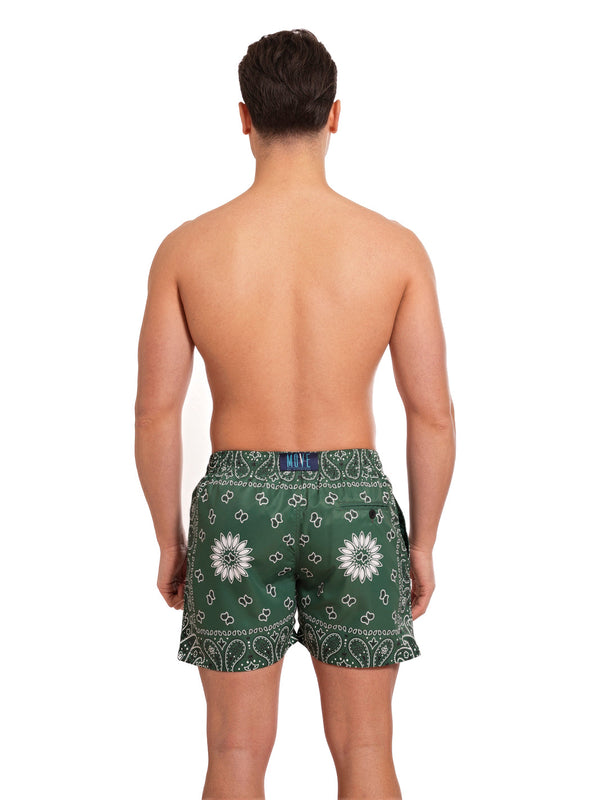 MOVE - Boxer Saint Vincent Printed GREEN BANDANA