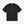 Black Heavy Cotton Drop Shoulder Heart T-shirt