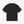 Black Heavy Cotton Drop Shoulder Heart T-shirt