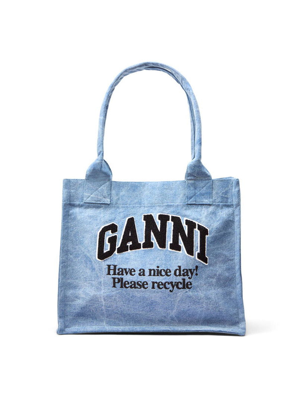 GANNI Small Easy Shopper Washed