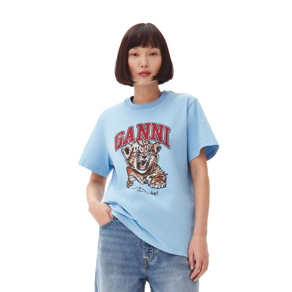 T4007 Jersey Tiger T-shirt - Blissful blue