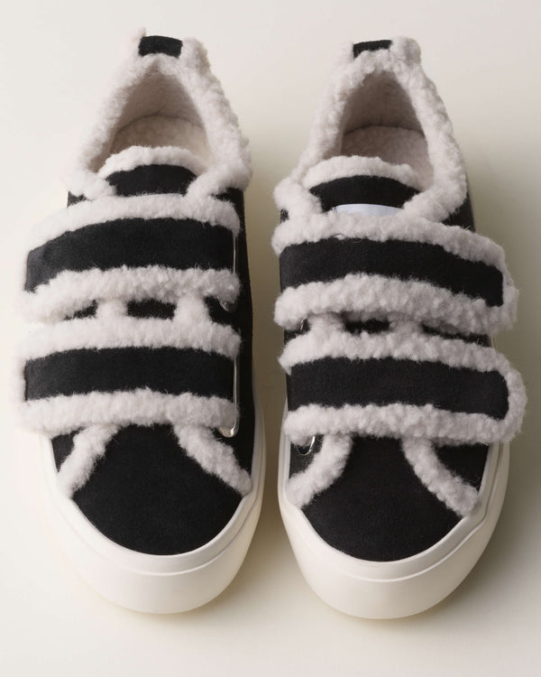 INUIKII SHEARLING LOW VELCRO (35202-050)