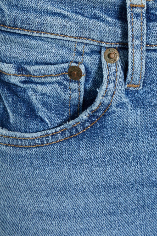 90S HIGH RISE ANKLE CROP JEANS