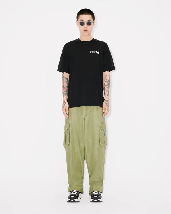 'Boke Flower 2.0' T-shirt in cotton BLACK