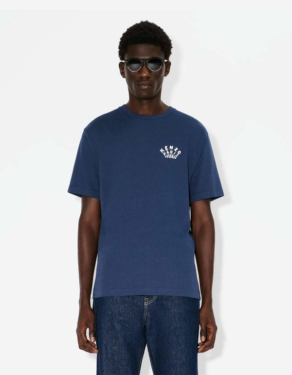 Kenzo Dragonfly Blue Embroidered T-Shirt MIDNIGHTBLUE