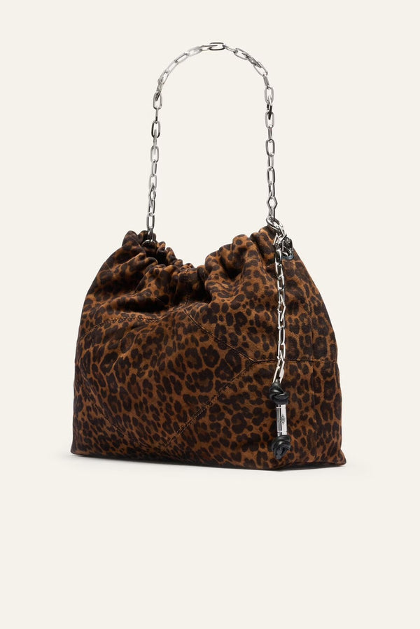 ba&sh - JUNE TOTE BAG - LEOPARD