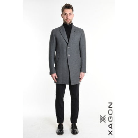XAGON COAT MOD.1PCPLANGRIGIO