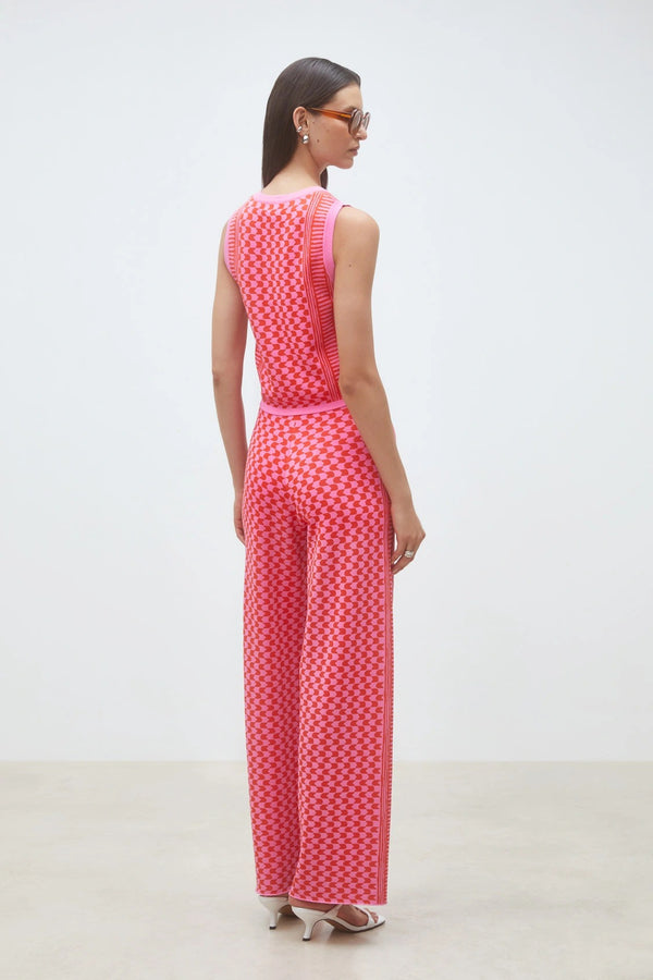 Gablesi - Sleeveless jacquard cardigan