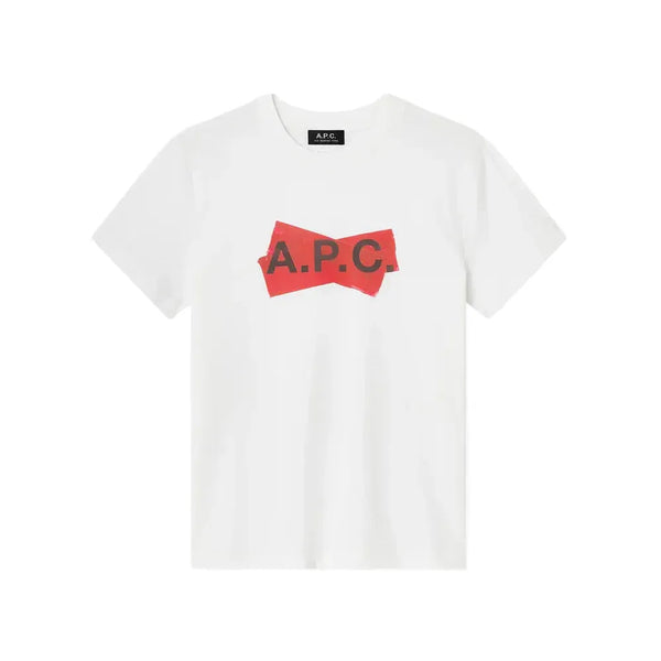 A.P.C. T-SHIRT MANCHES COURTES SCOTCH ROUGE