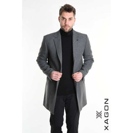 XAGON COAT MOD.1PCPLANGRIGIO