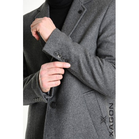 XAGON COAT MOD.1PCPLANGRIGIO