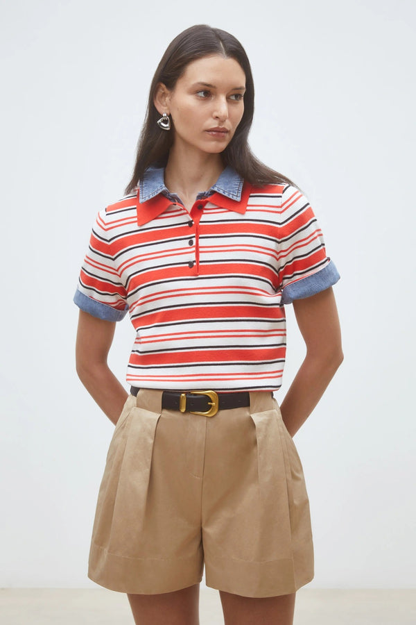 Basil - Plain pleated shorts
