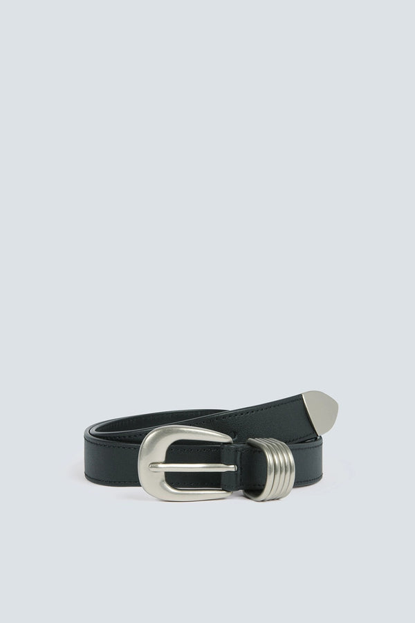 Astenne - Black leather belt