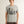 Men's vintage-effect gray T-shirt with print on the front