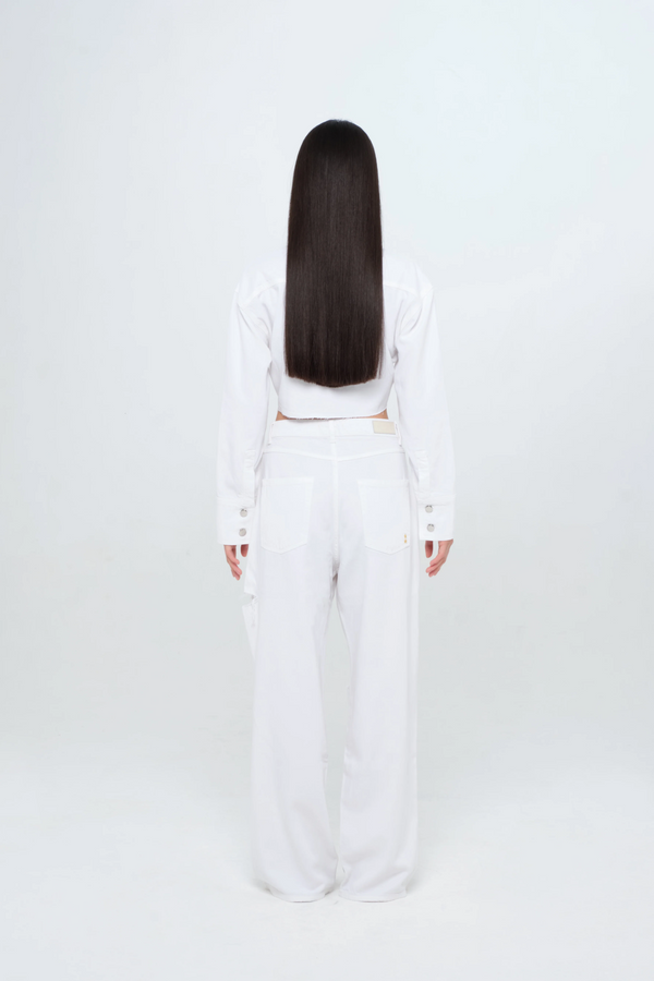 ICON DENIM - Poppy - Women's Wide Leg Jeans White