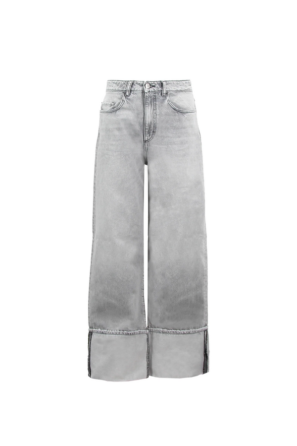 ICON DENIM - Kiki - Women's Wide Leg Jeans Gray Wash