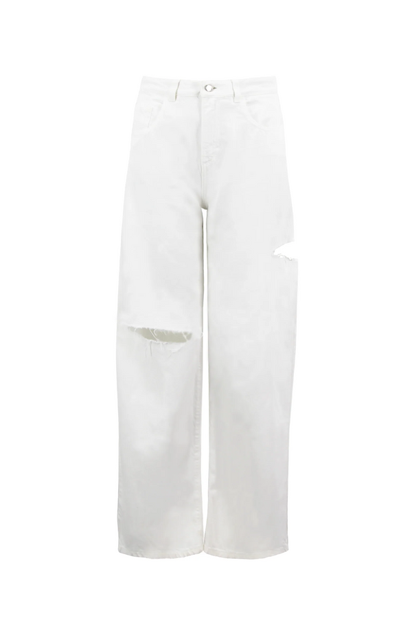 ICON DENIM - Poppy - Women's Wide Leg Jeans White
