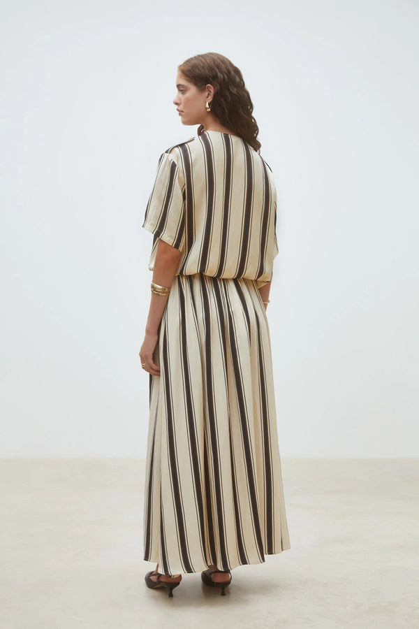 Fidji - Long striped skirt