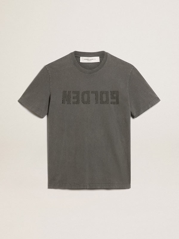 GOLDEN GOOSE T-SHIRT P000671 ANTHRACITE