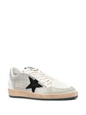GOLDEN GOOSE - BALL STAR LOW-TOP SNEAKERS WHITE