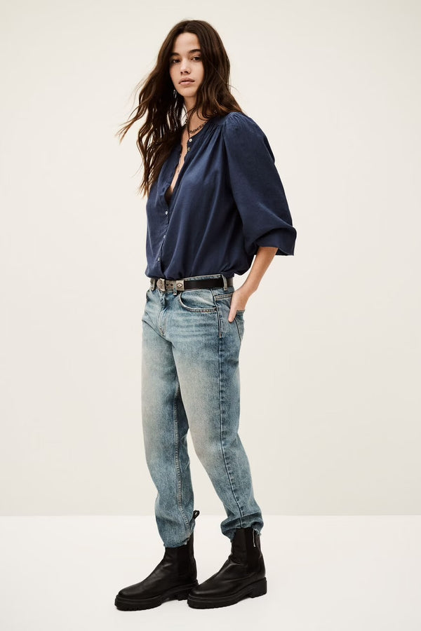 TIA Puff-sleeve shirt