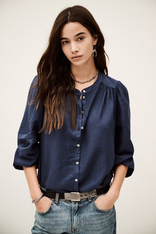 TIA Puff-sleeve shirt