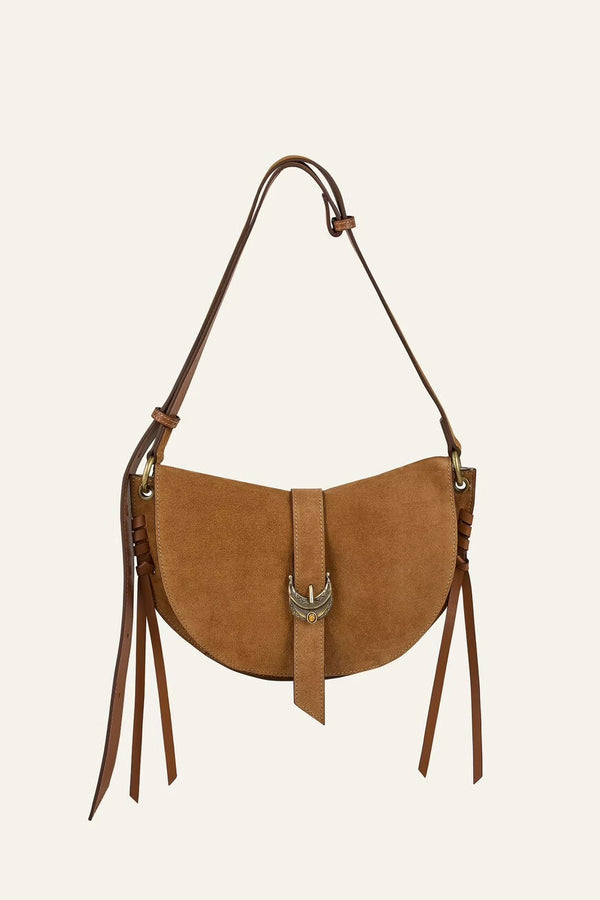 BASH SAC S SUEDE YOUYOU SADDLE
