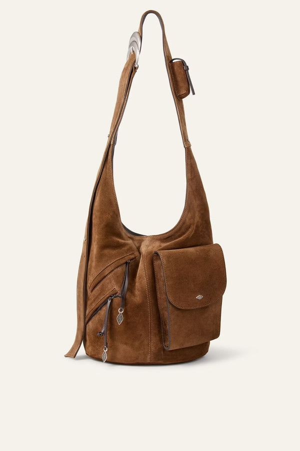 BASH SAC L SUEDE MULTIPOCKET YOUYOU