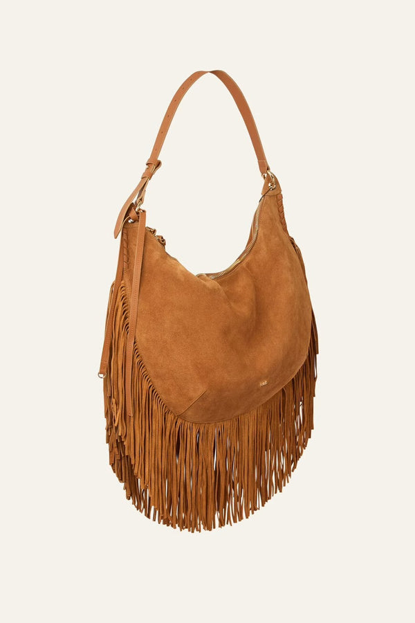 BASH SAC XL FRANGES SUEDE SWING