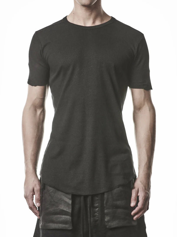 THOM KROM Raw Edge Rib T-Shirt