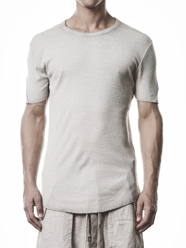 THOM KROM Raw Edge Rib T-Shirt