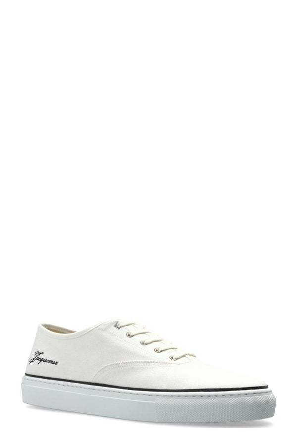 JACQUEMUS - CANVAS SNEAKERS WHITE